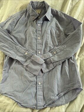 Crewcuts Pink & Blue Checked Button-Down Shirt